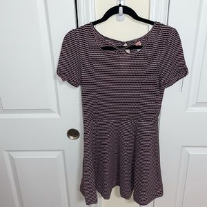 Free people purple striped dress